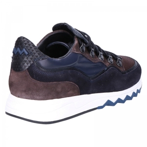 P7727 D.BROUWN SUEDE donker blauw, d