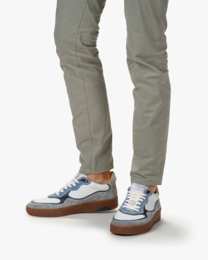 10059-40-01 blue lage sneaker wit