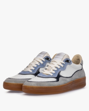 10059-40-01 blue lage sneaker wit