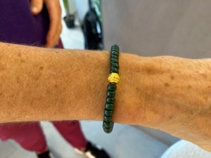 groen goud armband groen