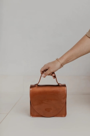 micro briefcase copper laque roest