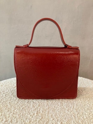 mini briefcase ruby rood