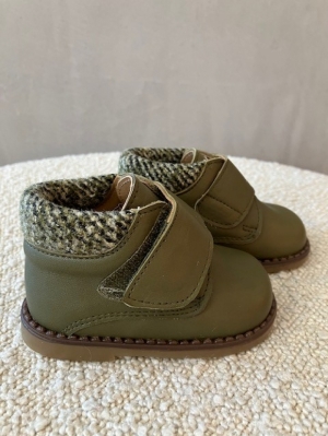 cathay militar crepe natural groen