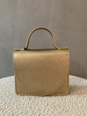 micro briefcase gold shimmer goud