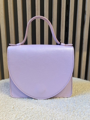 micro briefcase violet shimmer lila