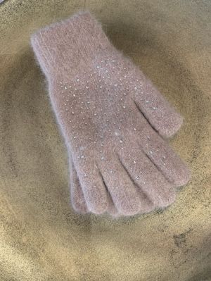 dames handschoen beige