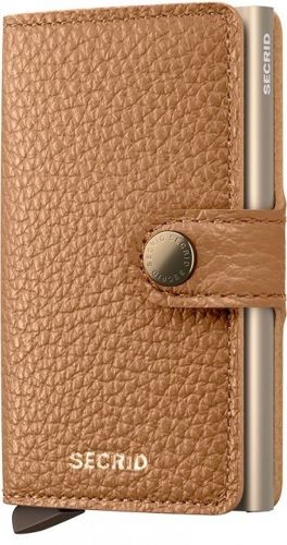 miniwallet pebble cappuccino bruin