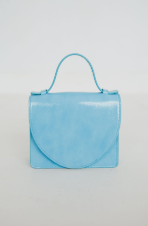Mini briefcase soreento stone blauw