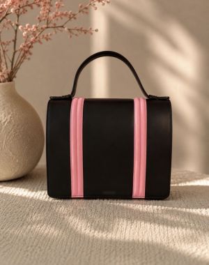 mini briefcase doublé bruine